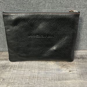 McLaren Ghurka Leather Owner’s Manual Case  Black Pebble Travel Pouch